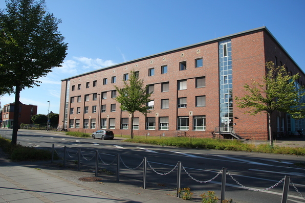Frontalansicht des Gebäudes des Arbeitsgerichts Rheine